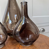 Warm Grey Glass Vase Collection - 5 styles