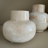 Neutral Marbled Ceramic Vases - 2 sizes