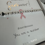 Life Charm Bracelet - ‘Survivor'