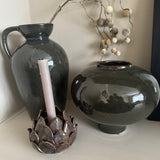 Dark Olive Glazed Vases - 3 styles