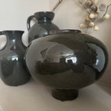 Dark Olive Glazed Vases - 3 styles