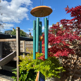 WOODSTOCK ENCORE COLLECTION

Woodstock wind chimes are tuned to beautiful melodies and scales from around the world.&nbsp; When listening to a Woodstock Chime you're hearing a perfectly tuned musical instrument played by the wind.

Chimes of Mars - Verdigris 17"