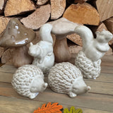 Ceramic Rustic Beige Hedgehog Decorations - 2 styles