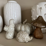 Ceramic Rustic Beige Hedgehog Decorations - 2 styles