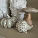 Ceramic Rustic Beige Hedgehog Decorations - 2 styles
