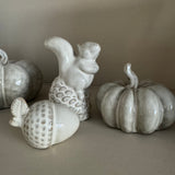 Ceramic Rustic Acorn Decorations - 2 sizes