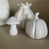 Off White Ceramic Mushrooms - 2 sizes