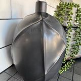Ventano Matt Black Vase