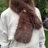 Faux Fur Scarf -  Artichoke