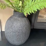 Mashaba Matt Black Vase 40cm