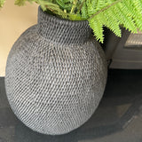 Mashaba Matt Black Vase 40cm