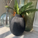Mashaba Matt Black Vase 40cm