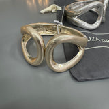 Eliza Gracious - Twin circle Hinged stirrup style Bangle | 2 colours