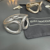 Eliza Gracious - Twin circle Hinged stirrup style Bangle | 2 colours