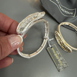 Eliza Gracious - Bar fronted Expanding Bangle | 2 Colours