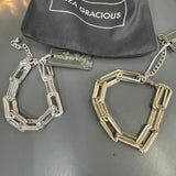 Eliza Gracious - Elongated Link Bracelet | 2 Colours