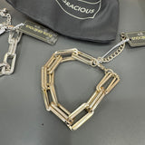 Eliza Gracious - Elongated Link Bracelet | 2 Colours