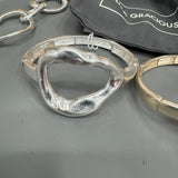 Eliza Gracious - Oval Expanding Bangle | 2 Colours