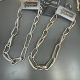 Eliza Gracious - Elongated Oval Chain Link Necklace | 2 colours