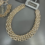 Eliza Gracious - Mesh Link Bracelet | Pale Gold