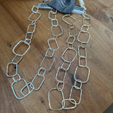 Eliza Gracious - Long Rectangular Link Necklace | 2 Colours