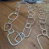Eliza Gracious - Long Rectangular Link Necklace | 2 Colours