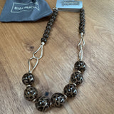 Eliza Gracious - Tiger Eye effect large bead Short necklace