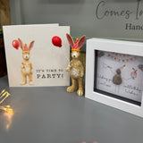 Ruth Rabbit Birthday card - It's time to Party!