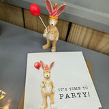 Ruth Rabbit Birthday card - It's time to Party!