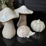 Ceramic Rustic Beige Hedgehog Decoration