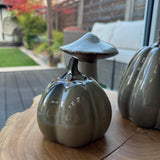 Caramel Ceramic Pumpkins - 2 sizes
