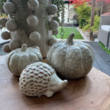 Ceramic Beige Mottled Hedgehog H5cm decorations&nbsp;