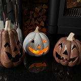 Chocolate Ceramic Pumpkins - 2 sizes