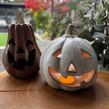 Chocolate Ceramic Pumpkins - 2 sizes