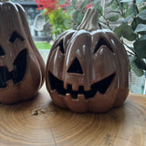 Chocolate Ceramic Pumpkins - 2 sizes