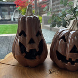 Chocolate Ceramic Pumpkins - 2 sizes