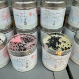 Pebble Tin Candle - 'Love, Kisses & Birthday Wishes'