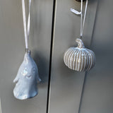 Beige Ceramic small hanging Ghost