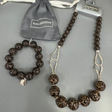 Eliza Gracious - Tiger Eye effect circular Bracelet
