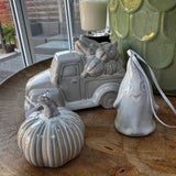 Beige Ceramic small hanging Ghost