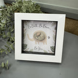 Mini Framed Pebble Art - 'Bee yourself.. you make the world special..'