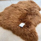 Hanlin Sheepskin Premium Large Rug - Burnt Orange