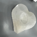 Crystal Selenite Heart T-Light