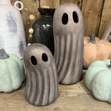 Standing Ceramic Grey Ghost Ornament
Available in 2 sizes; Small 20cm &amp; Large 32.5cm