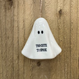 Ceramic Ghost Hanging Decoration - 3 quotes
