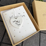 Belly Button Designs - Unique British Brand

Signature Collection - Gifted with love
Mini Porcelain Heart decoration on sentiment card &amp; Gift boxed
Quote - Friends Forever