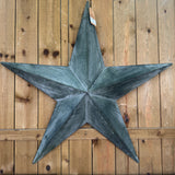 Large Natural Grey Metal Star 69.5cm *CLICK & COLLECT ONLY*