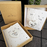 Gift card with mini heart - Welcome to the World