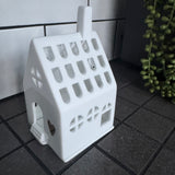 Ceramic T-light House - Home is where the heart is
