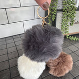 Faux Fur Bag Charm / Keyring - 3 colours